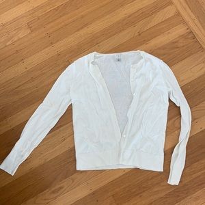 Slightly off white cardigan by and ea wy. Worn maybe once or twice.